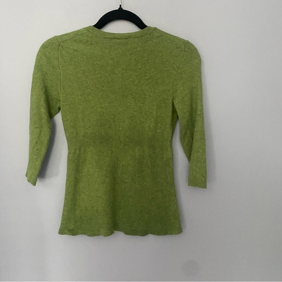 Green V-Neck Sweater Sz Small (Fits XS) -Ann Taylor - Picture 5 of 8